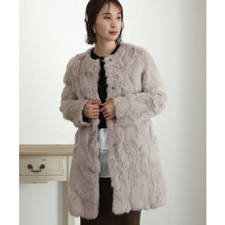 ラビットファーコート | プールヴー(PourVous) | マルイウェブチャネル 