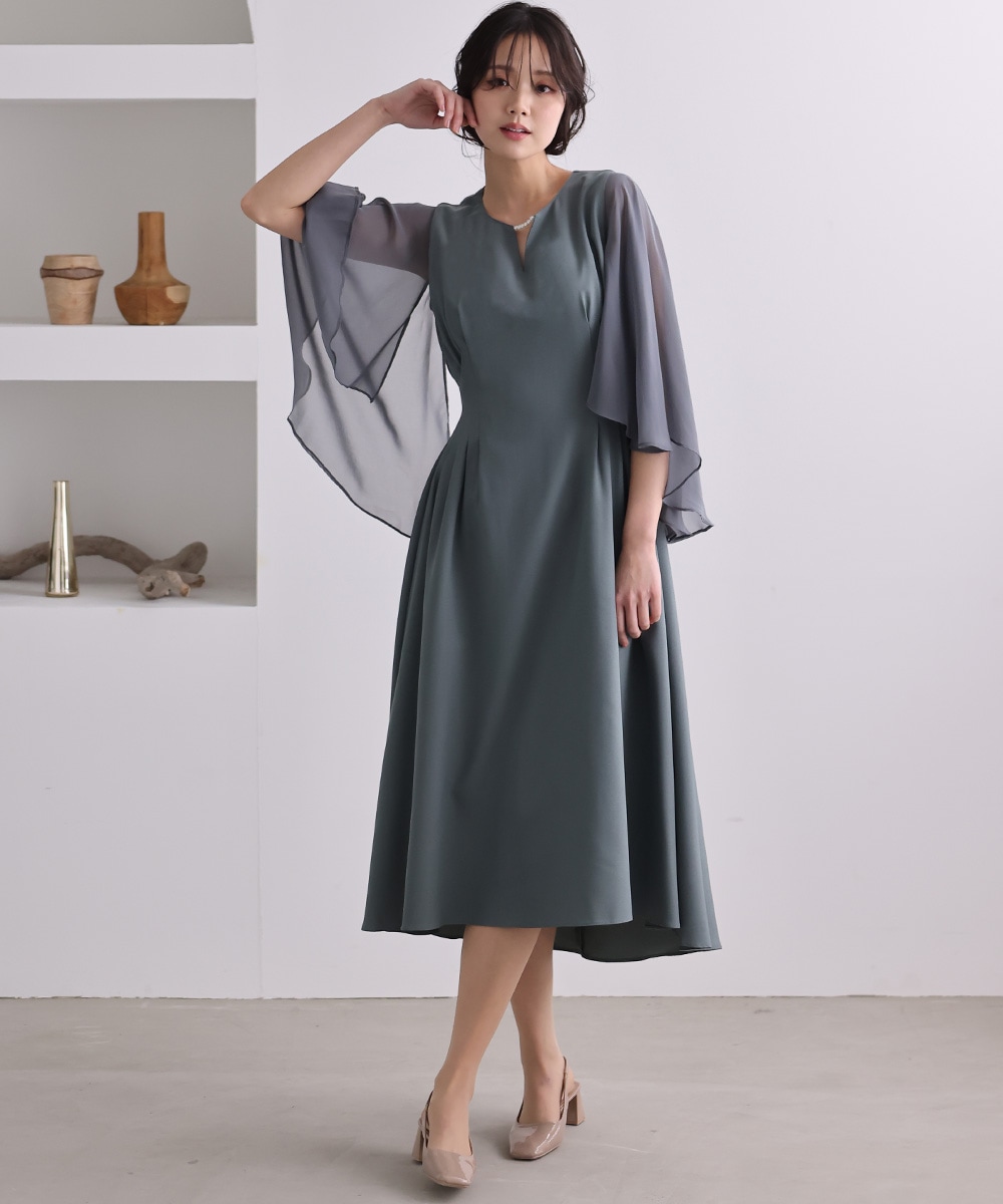 【アンフィニ】　パーティー　結婚式　ドレス cc009-47251-03b.jpg?basethum=225