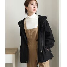 ボリューム袖マウンテンパーカー