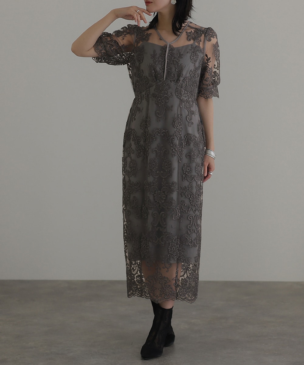 2WAYチュールトップスパールAラインドレス | レジャ(Leja) | マルイ