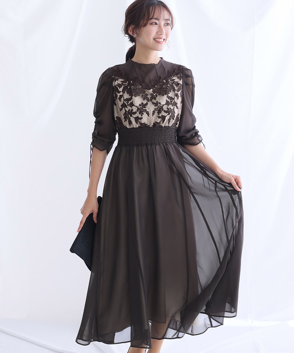 【新品】INFINE アンフィニ 結婚式お呼ばれ パーティードレス 13号 楽天市場】【結婚式/パーティー】レースワンピース（13号