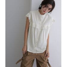 前後2WAYフリルブラウス