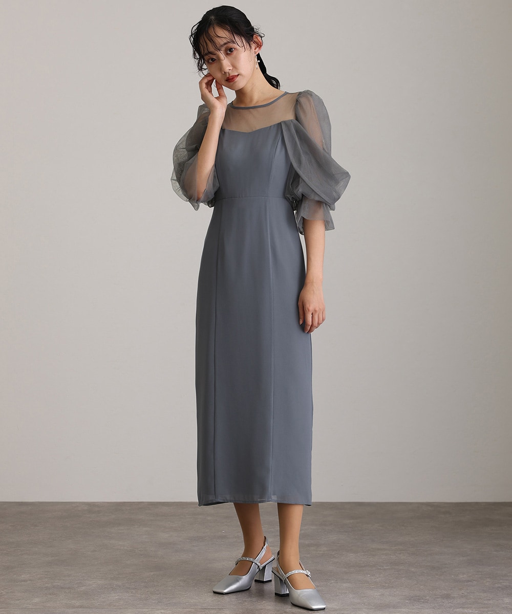 【美品】atlo 2WAY 細見え　ショート丈トップス　ドレス　ブラック 美品】atlo 2WAY 細見え ショート丈トップス ドレス ブラック 3L