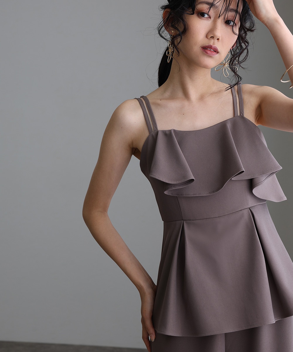 【アトロ】結婚式　パンツドレス atlo パンツドレス セレモニーセットアップ パーティードレス