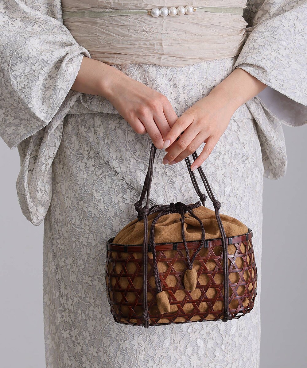 巾着付きカゴバッグ | プールヴー(PourVous) | マルイウェブチャネル