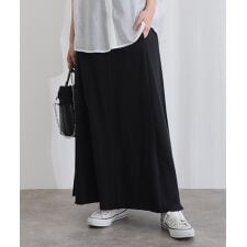 ミニ裏毛裾切りっぱなしフレアスカート