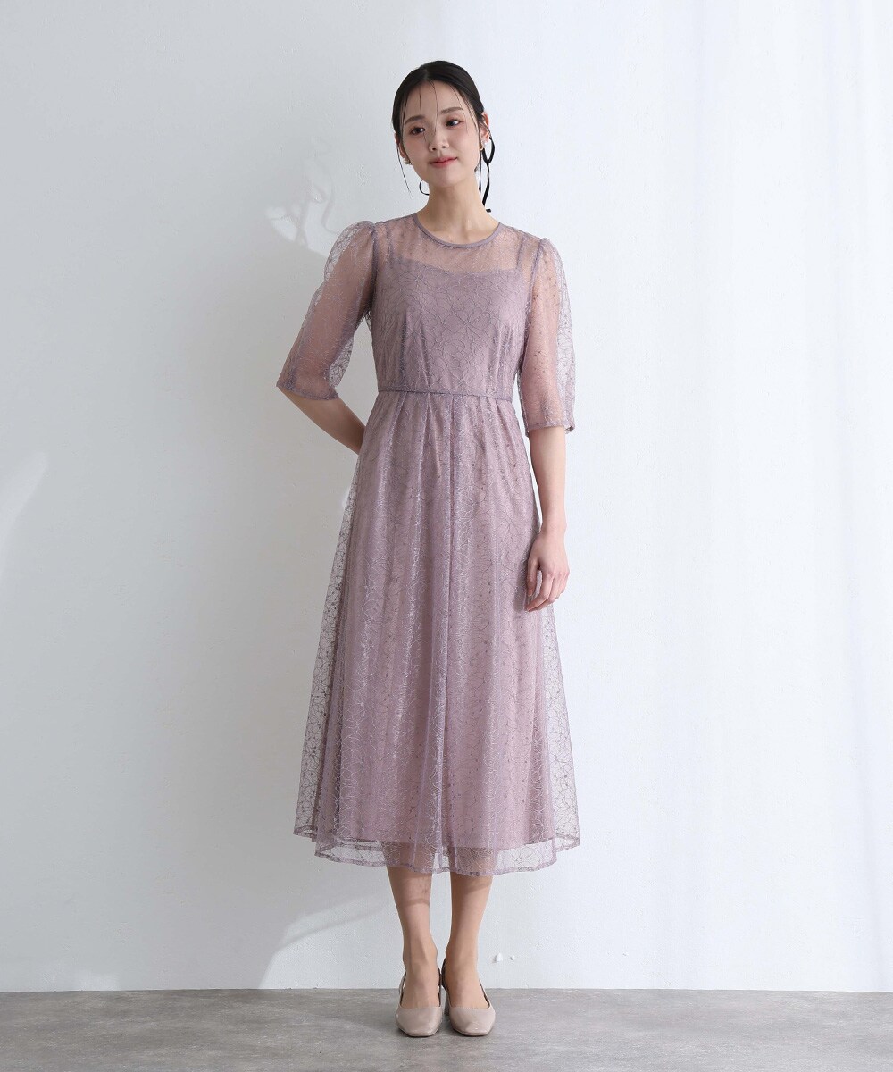 スカラップレースワンピース | ランバン オン ブルー(LANVIN en