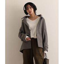 プールヴー(PourVous)のフェイクウールジャケット