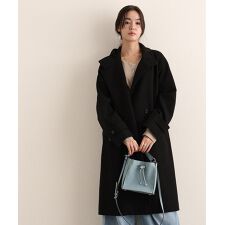 プールヴー(PourVous)のフェイクウールコート