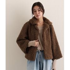 チキアンラム風 フェイクファー ジャケット