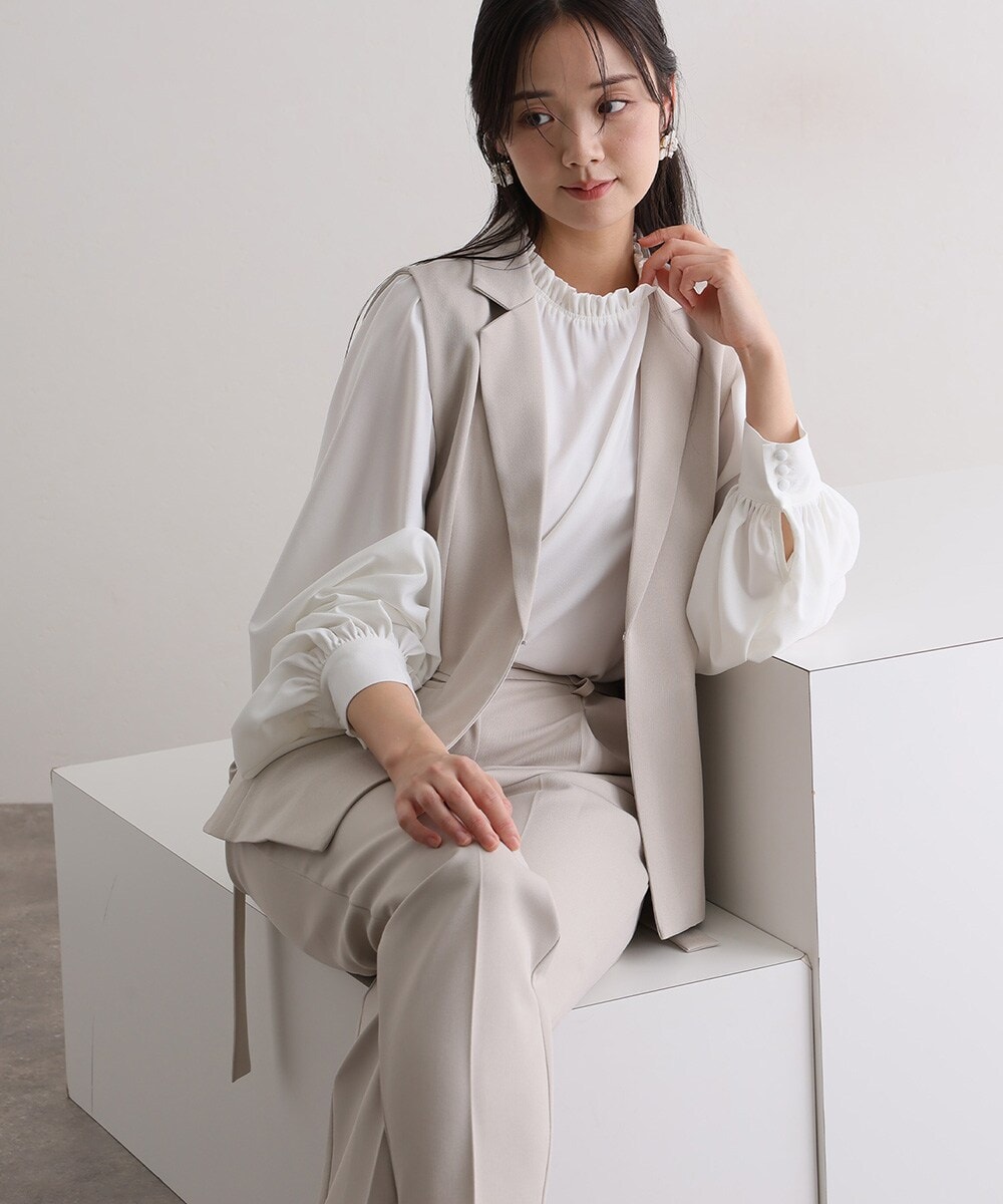 troisiemechaco／DOUBLE CLOTH セットアップパンツ | ナノユニバース