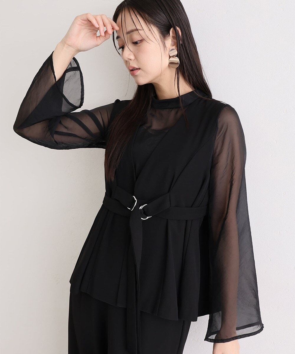 プールヴー（PourVous）/アーバンレイヤーオールインワンスーツ アーバンレイヤーオールインワンスーツ | プールヴー(PourVous