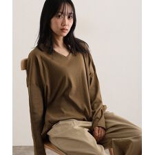 ドルマンスリーブVネックTシャツ