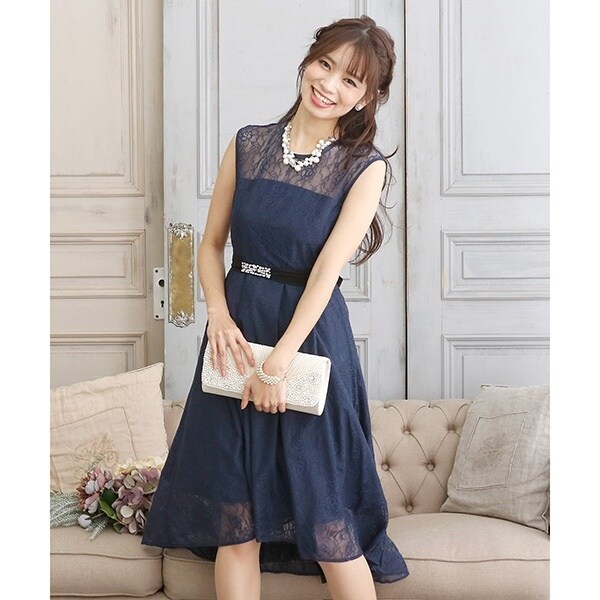 ☆新品☆アンフィニクロスデザインドレス2wayドレスパール結婚式