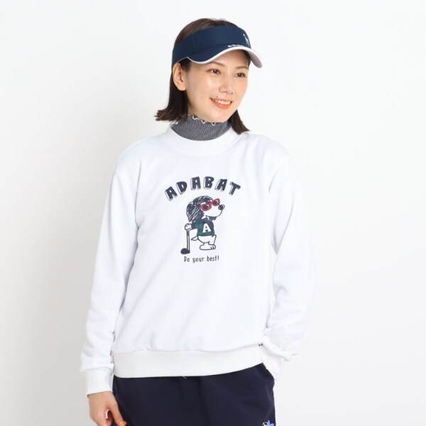 新レーベル ADABAT NAVY】UVカット/吸水速乾 ドライハーフジップ