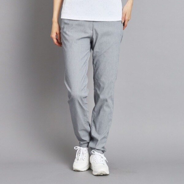 adabat　レディース　クールタッチグレンチェックストレートパンツ　Sサイズ adabat レディース クールタッチグレンチェックストレートパンツ S