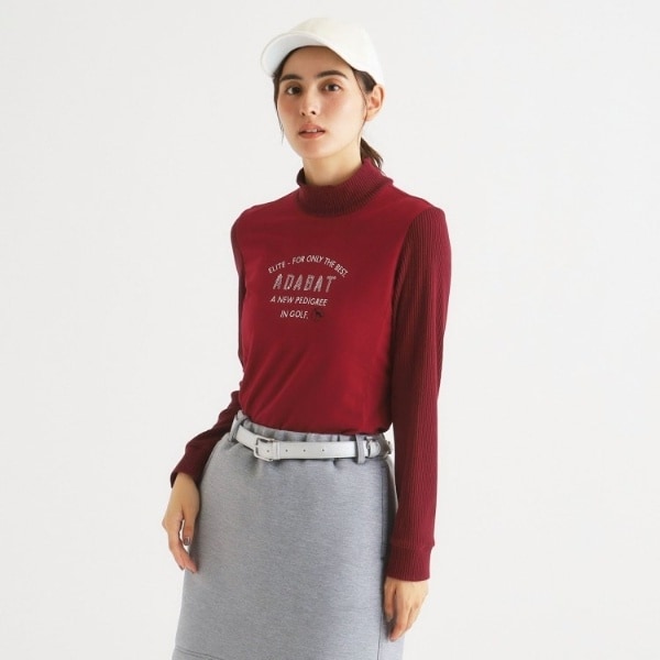 アダバット adabat チュニック丈 半袖プルオーバー 吸湿発熱】異素材