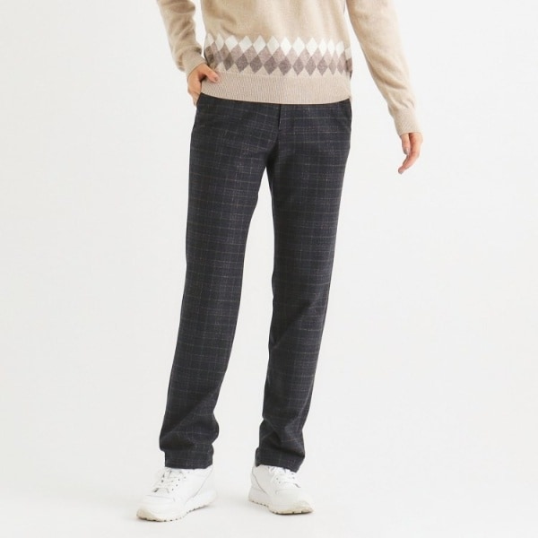 【極美品】ADABAT アダバット　グレンチェックデザイン ロングパンツ　M グレンチェックデザイン ロングパンツ | アダバット(adabat) | マルイ