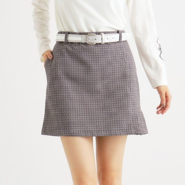 アダバット（adabat）/ツイードチェックデザイン ダウンスカート ツイードチェックデザイン ダウンスカート | アダバット(adabat