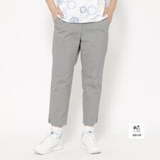 接触冷感 クールタッチ千鳥クロップドパンツ