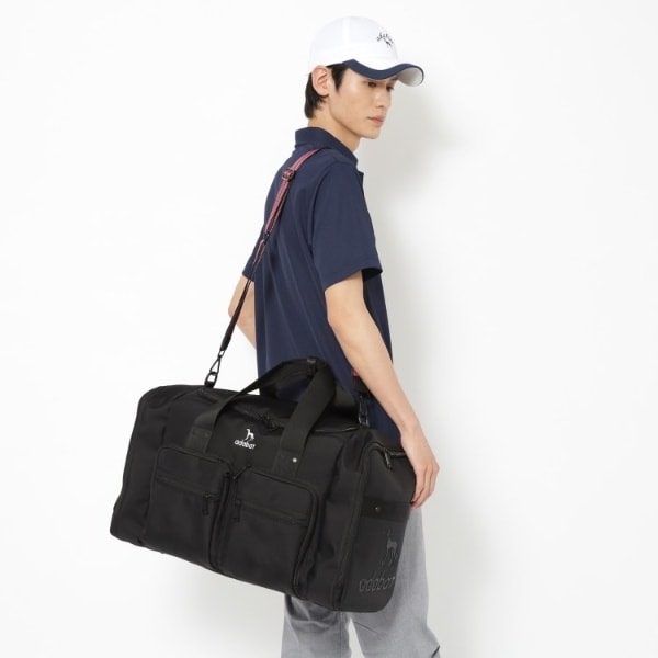【新レーベル ADABAT NAVY】トリコロールボストンバッグ　ゴルフバッグ adabat｜【新レーベル ADABAT NAVY】トリコロールボストンバッグ