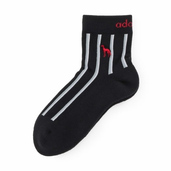 【新レーベル ADABAT NAVY】フルールドリスショートソックス