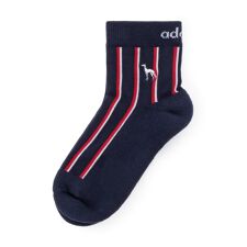 【新レーベル ADABAT NAVY】フルールドリスショートソックス