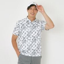 【UVカット・吸水速乾】デジタルペイズリーポロシャツ