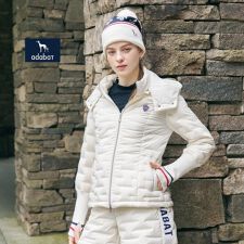 【ADABAT NAVY】2WAYストレッチダウンジャケット