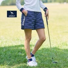 EVEN 1月号掲載商品【ADABAT NAVY】ストレッチダウンショーツ