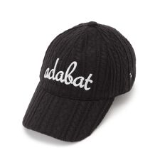 ケーブルニットロゴキャップ