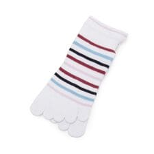 5本指ボーダーショートソックス