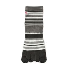 5本指ボーダーウォームソックス