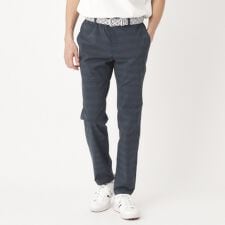 サッカーチェックテーパードパンツ