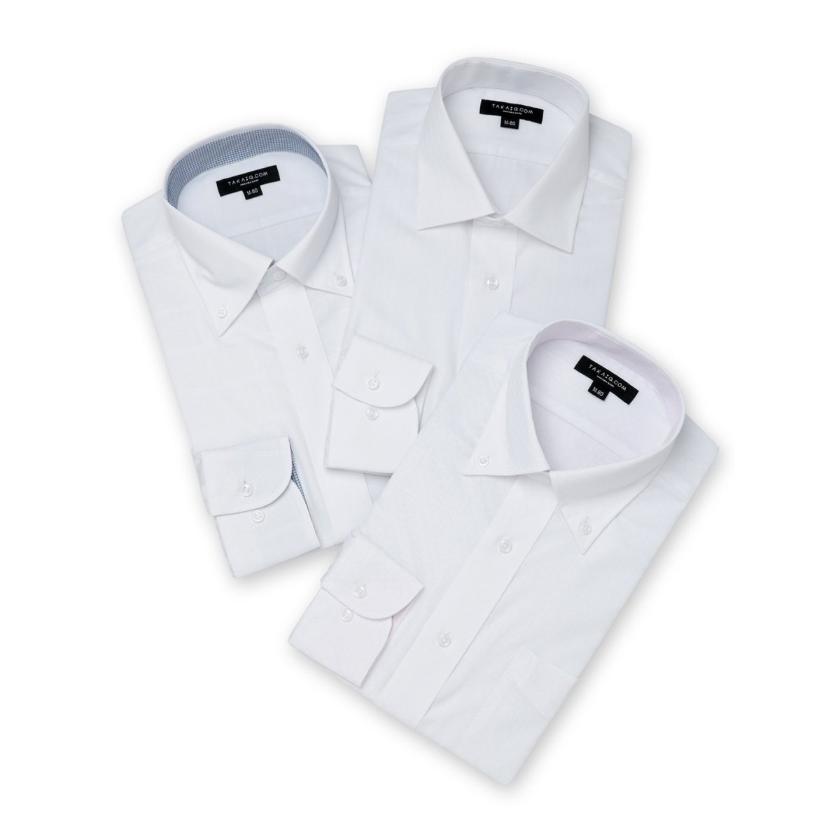 WEB限定ワイシャツ3枚セット】タカキュー 形態安定 抗菌防臭 ビジネス