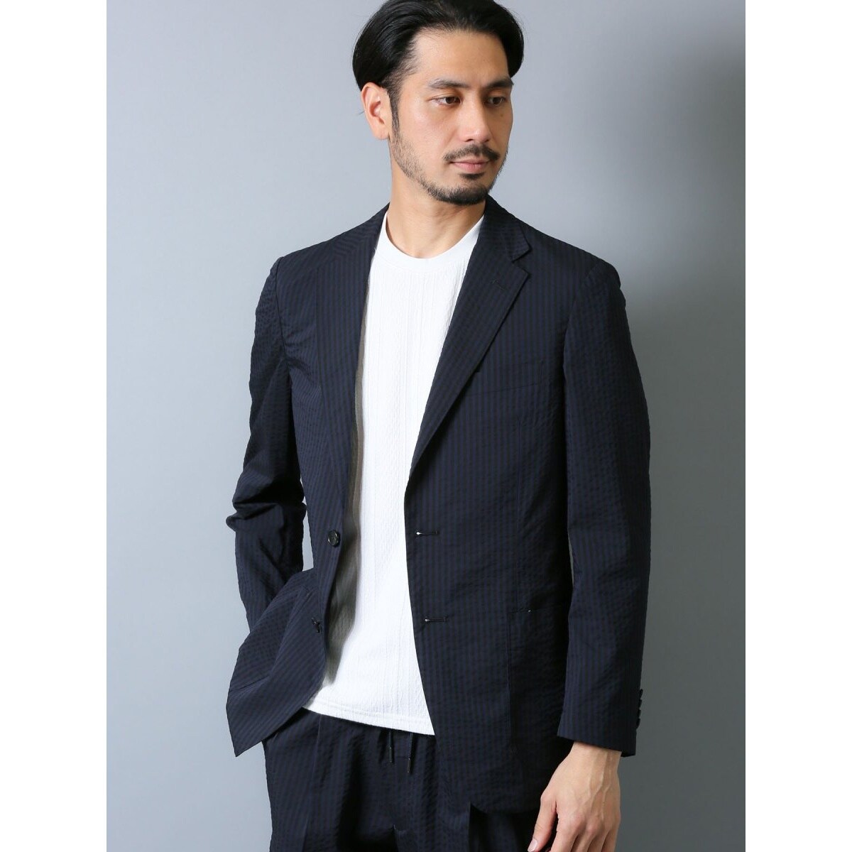 新品 NEWYORKER セットアップ ジャケット パンツ クールマックス