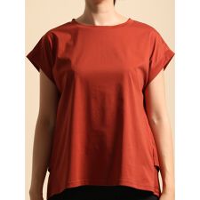 タカキュー(TAKA-Q)のm.f.エディトリアル バックぺプラム クルーネック半袖プルオーバー