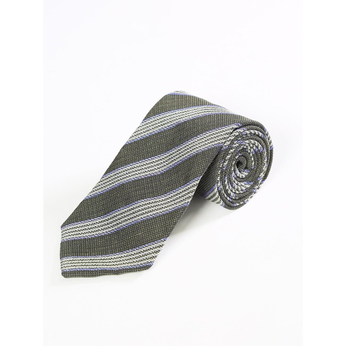 アレキサンダージュリアン イタリア生地日本製 三者混ストライプ柄