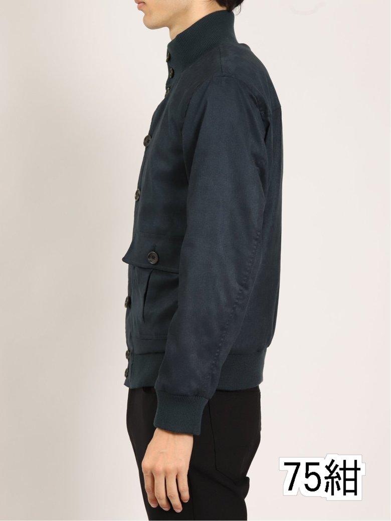 アレキサンダージュリアン コマスエード プリントブルゾン