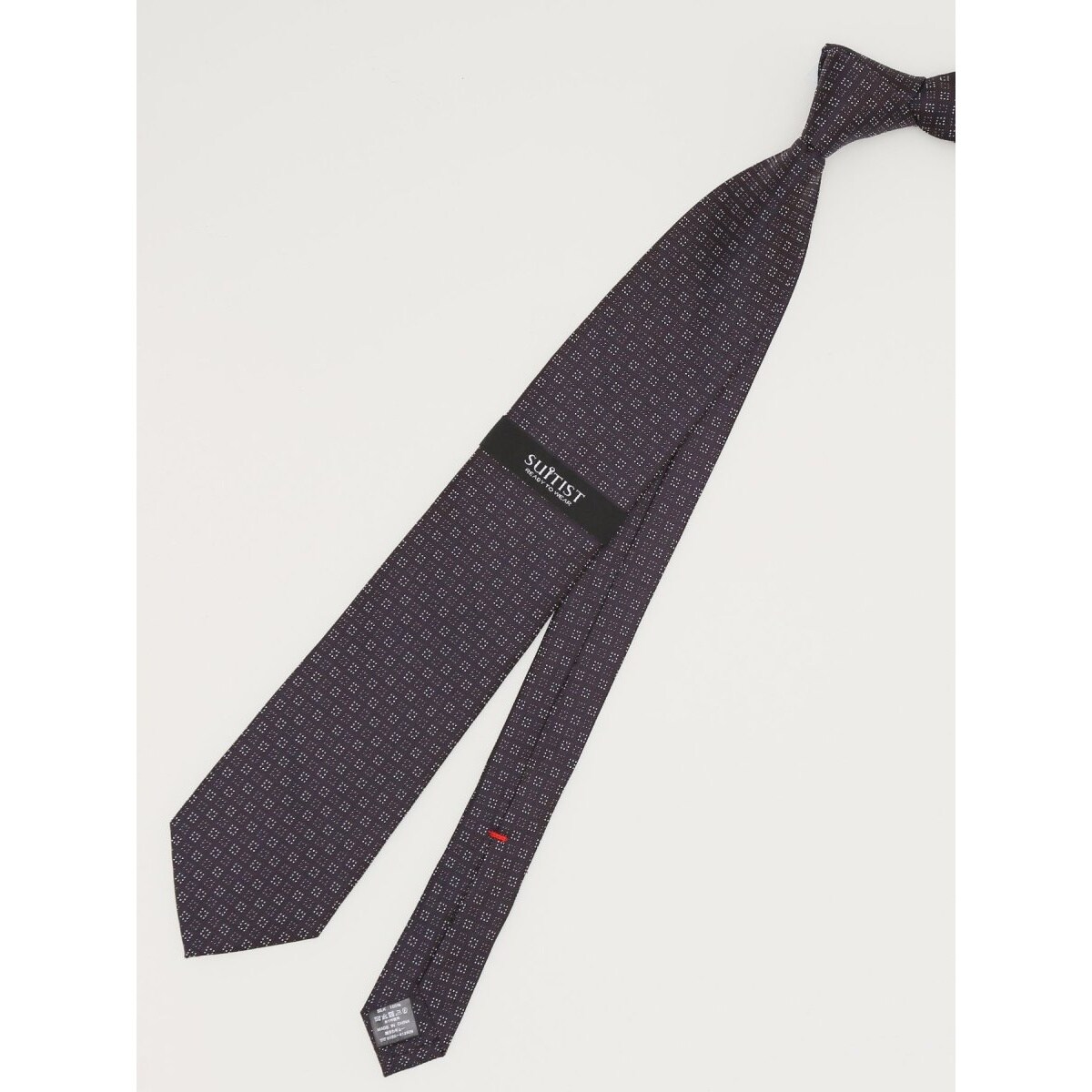 スーティスト×Nicola Radano シルクペイズリー柄 ネクタイ 8cm幅