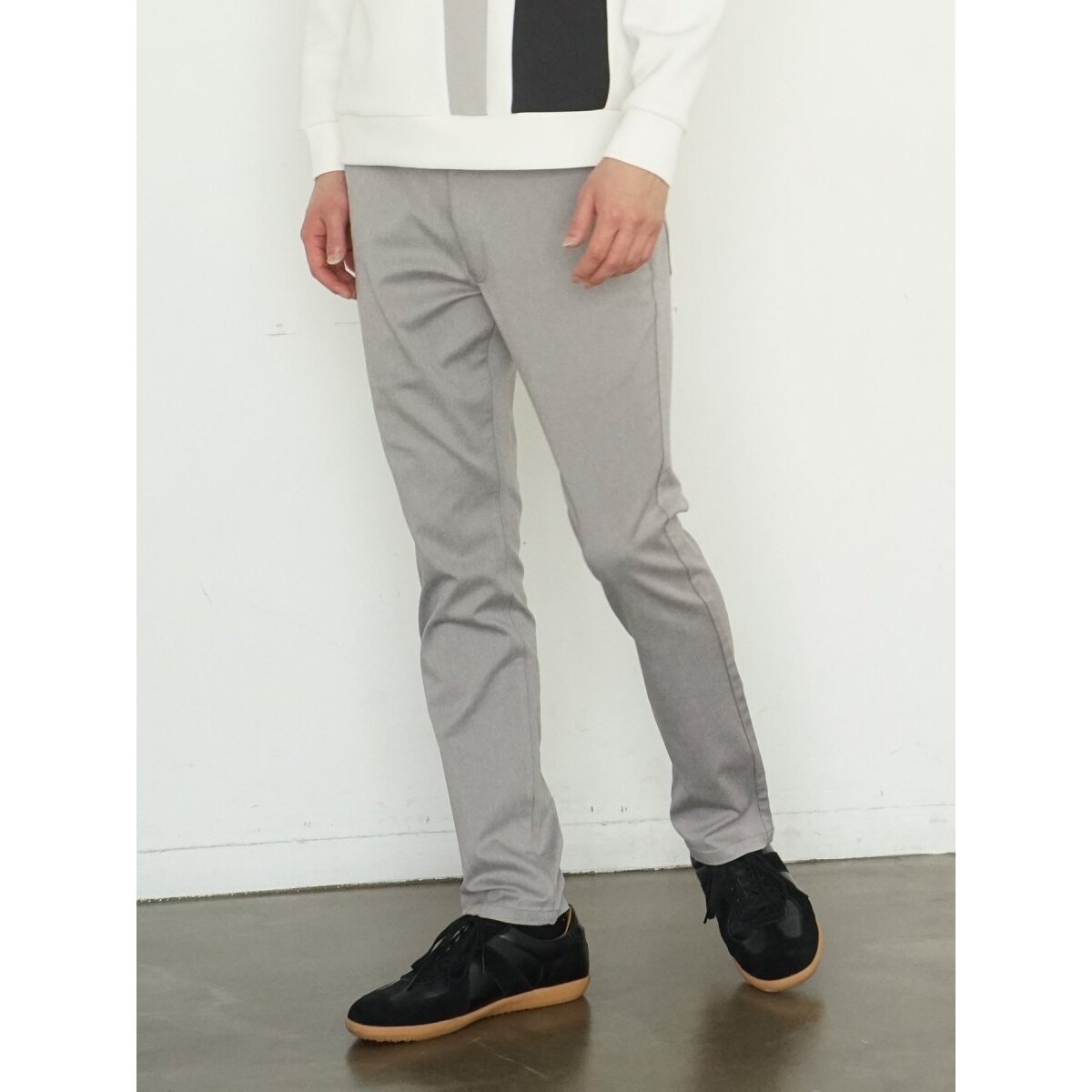 【クロスストレッチ　抗菌防臭】 スリムチノパンツ ソラーロ