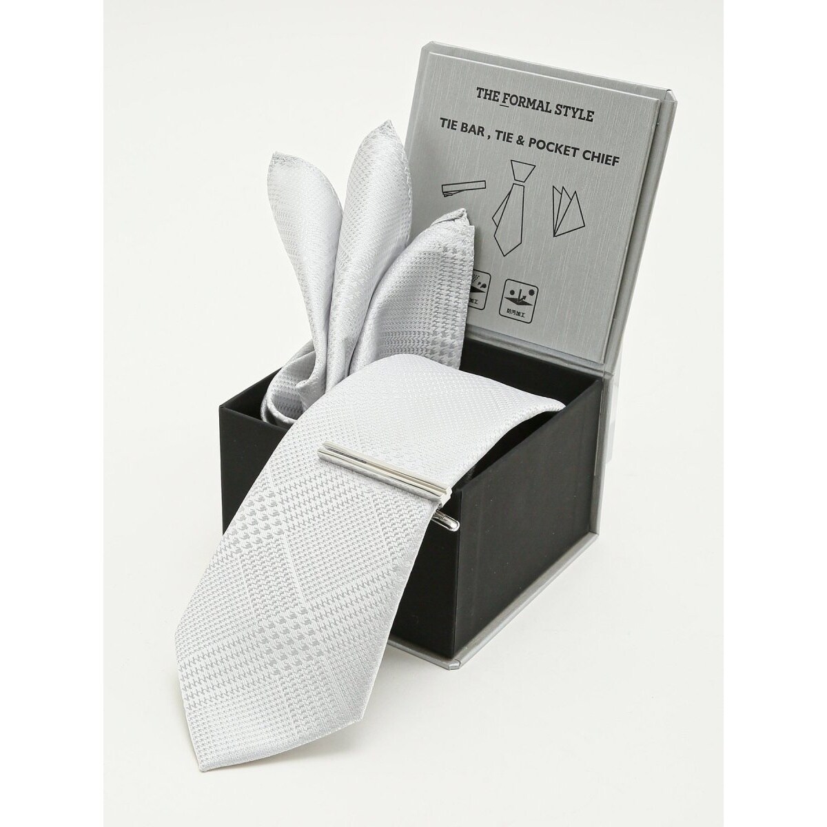 タカキュー（TAKA−Q）/タカキュー フォーマルネクタイ BOXセット グレンチェック タカキュー フォーマルネクタイ BOXセット グレンチェック
