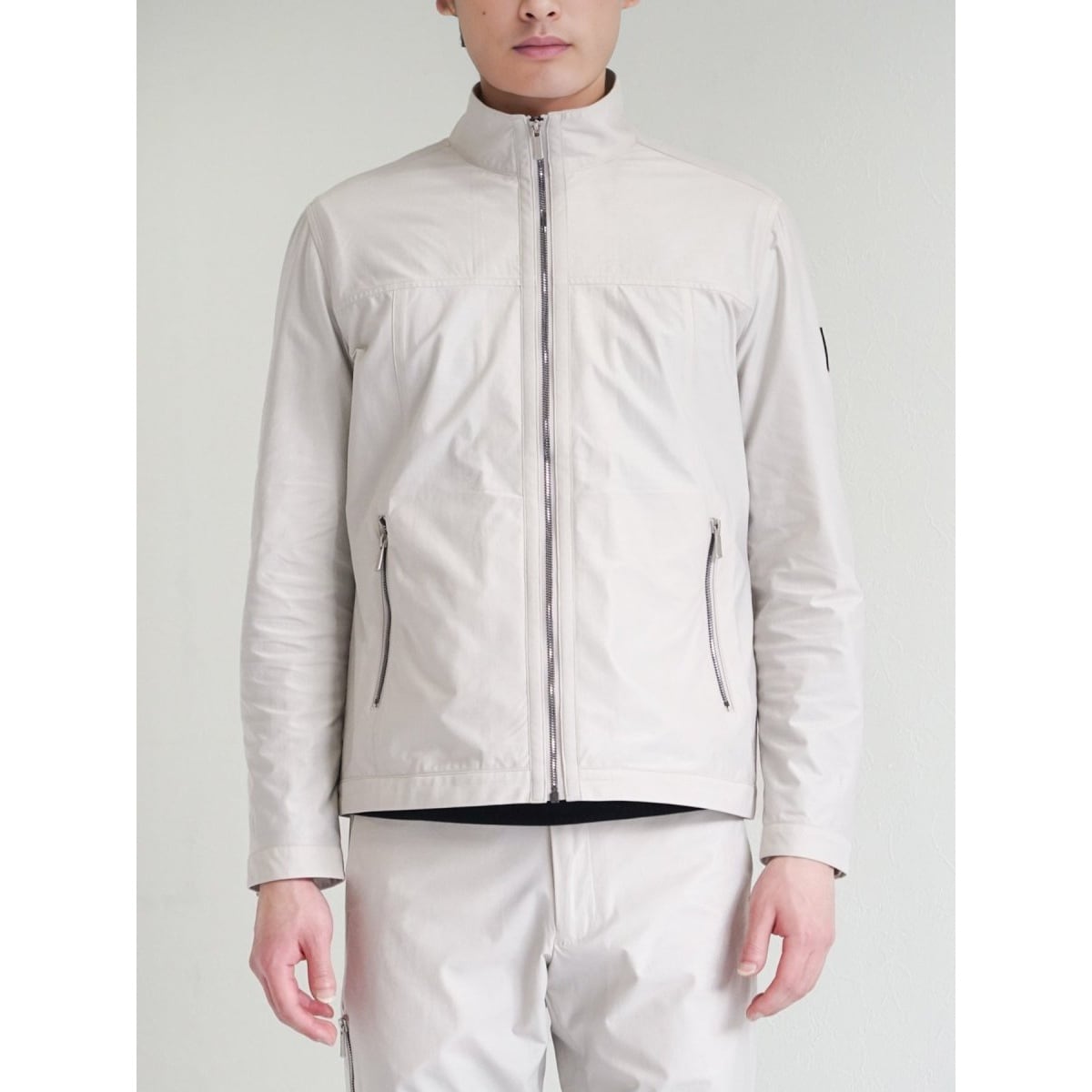 レノマ オム ブライトニット スタンドブルゾン(セットアップ可能