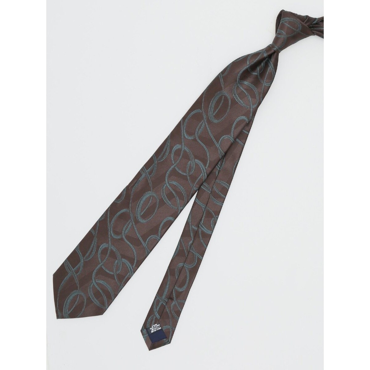 アレキサンダージュリアン イタリア生地 サークル柄 ネクタイ 8.0cm幅