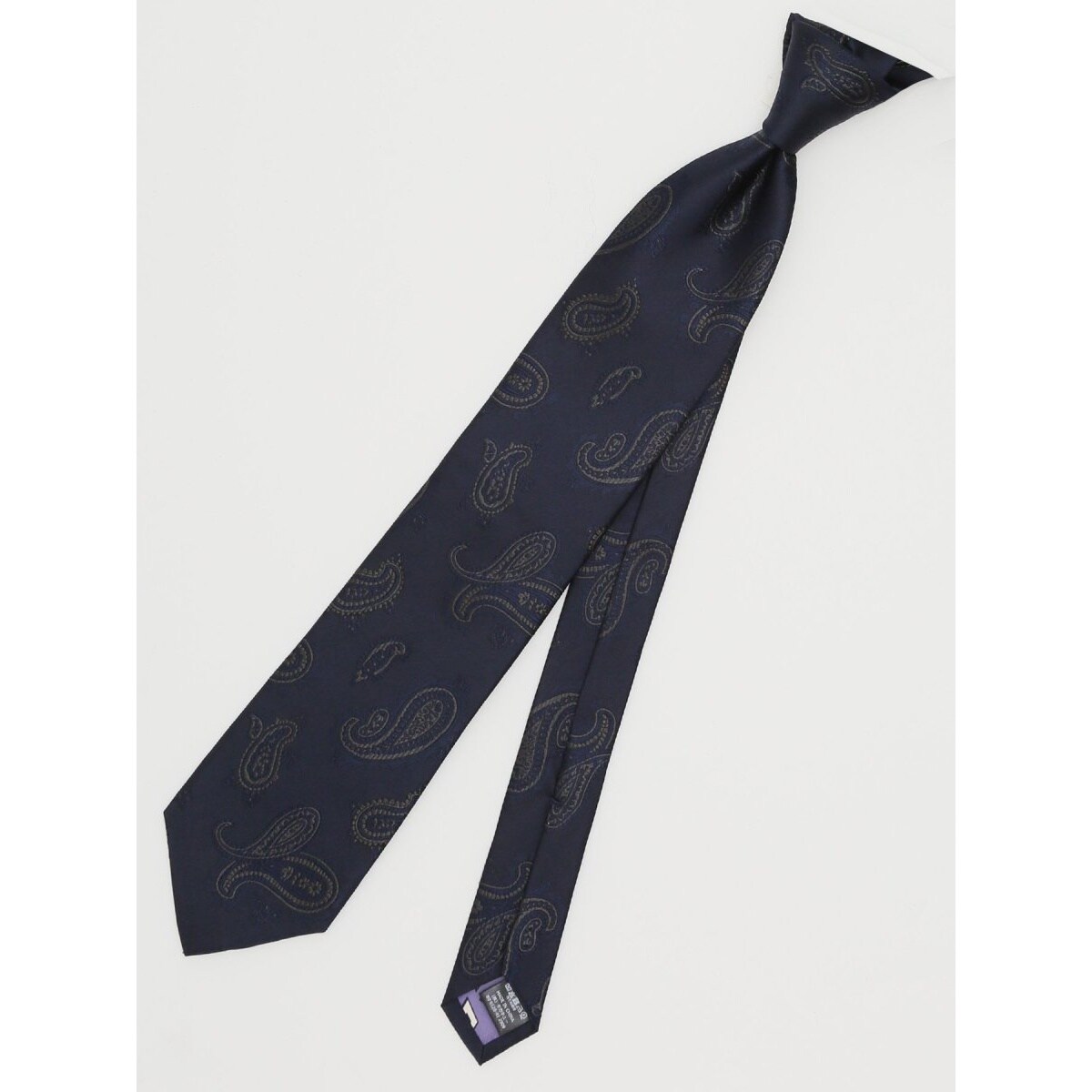 スーティスト×Nicola Radano シルクペイズリー柄 ネクタイ 8cm幅