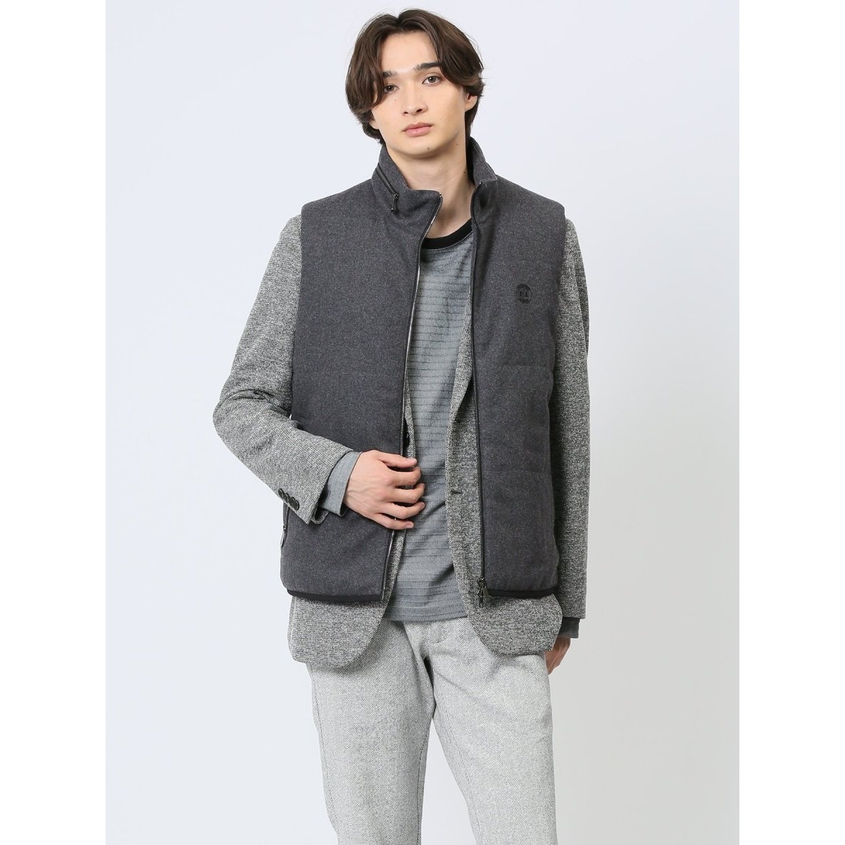 MASTER FRAME】リバーシブル中綿ベスト | メンズメルローズ(MEN'S