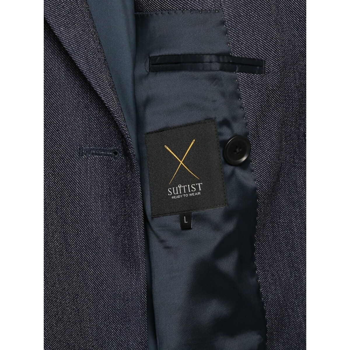 スーティスト ストレッチウォッシャブル ダブルジャケット デニム