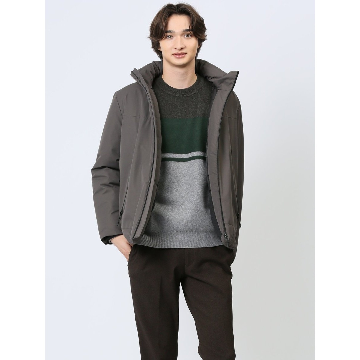 美品！GOLFにも最適【PG 中綿ダウンキルティングジャケット XL ブラック】 ビームスゴルフ XL ダウンジャケット キルティング ワッペン