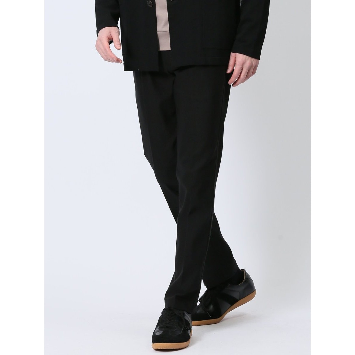 stanley blacker】洗えるノータックスラックス チノパン ベージュ 軽量