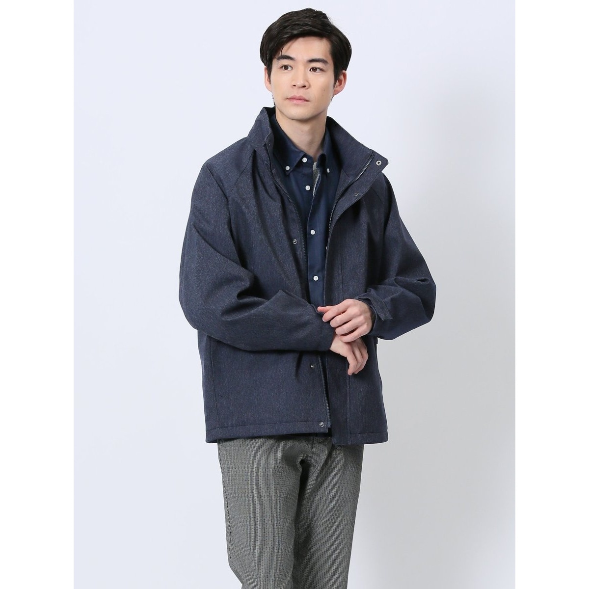 撥水 防風 ストレッチ UVカット】ALL WEATHER TEX 中綿ブルゾン